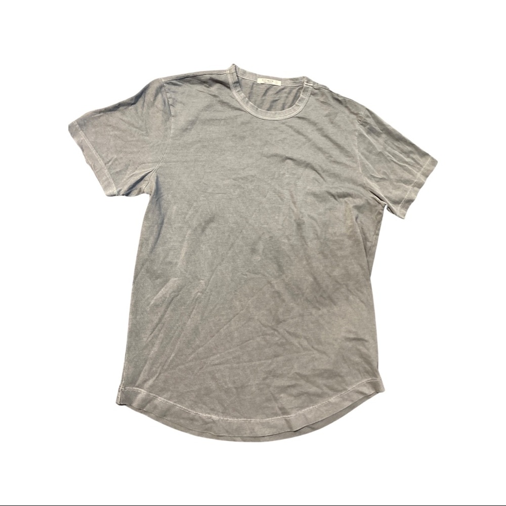 Buck Mason Slub Curbed Tee Faded Black